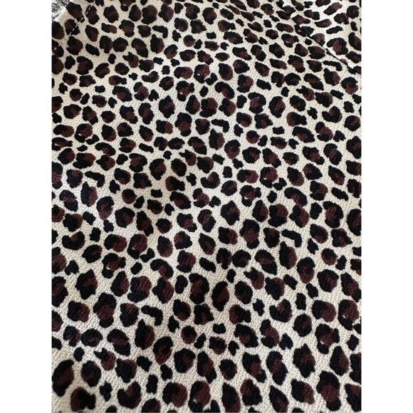 MNG by Mango Basics Women's Pullover Animal Print Shift Dress Multicolor Size 4 - Picture 2 of 5